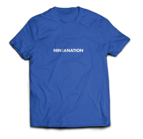 Ninja Nation Blue T shirt with 