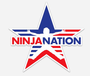 Ninja Nation Die-Cut Bumper Sticker - Pack of 50