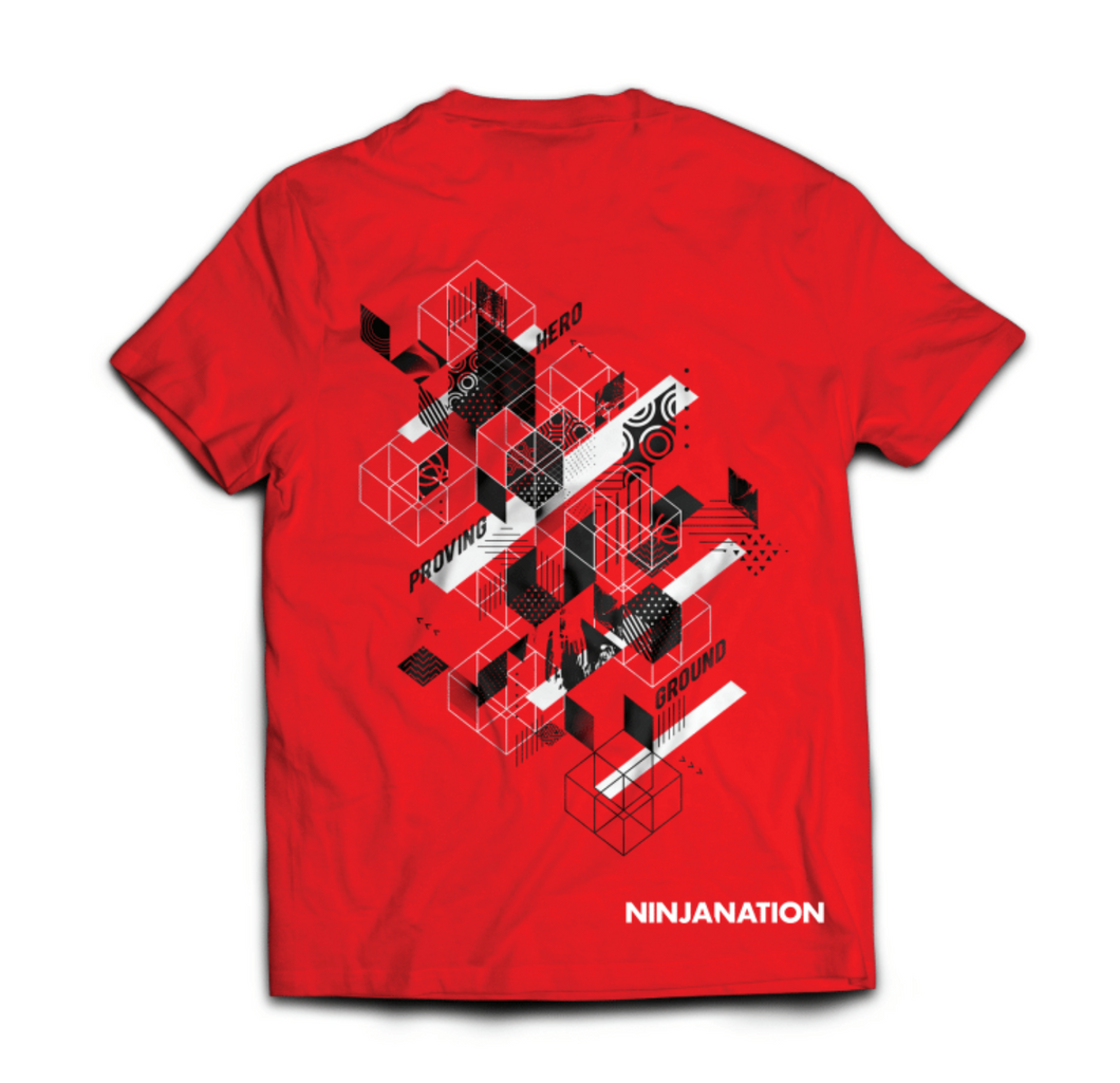 Ninja Nation Red T-Shirt with 