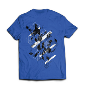 Ninja Nation Blue T shirt with "Next Level Sport" on the back