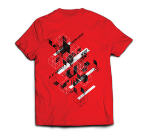 Ninja Nation Red T-Shirt with "Play Hard. Train Harder" on the back