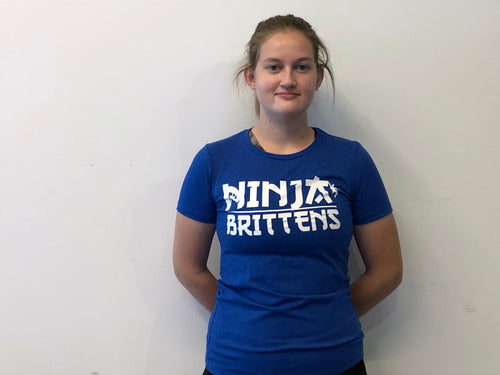 Ninja Brittens Women's T-Shirt - Blue